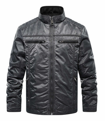 Bomberjack met mandarin collar