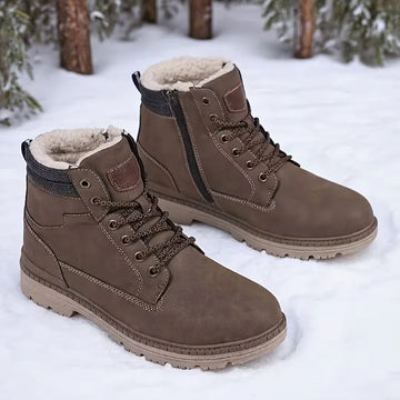 Veterschoenen boots met zijrits