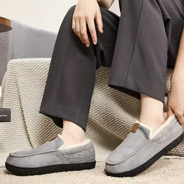 Dikke slippers met zachte zool