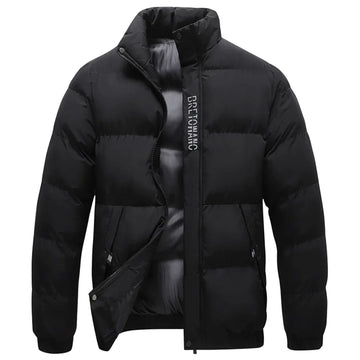 Boss | winterjas met kraag voor heren in de kleur Zwart voor heren in stijl ideaal voor de winter