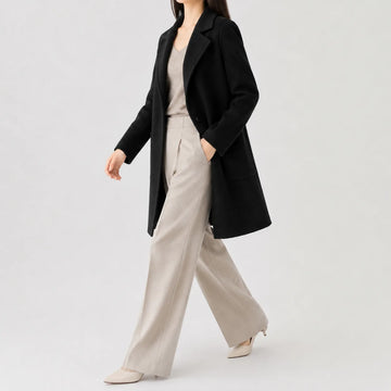 Trenchcoat met notched lapel
