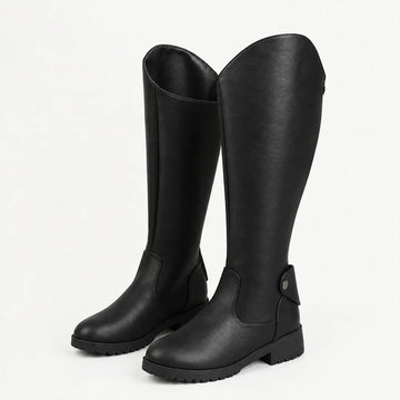 Knee-high laarzen met blokhak