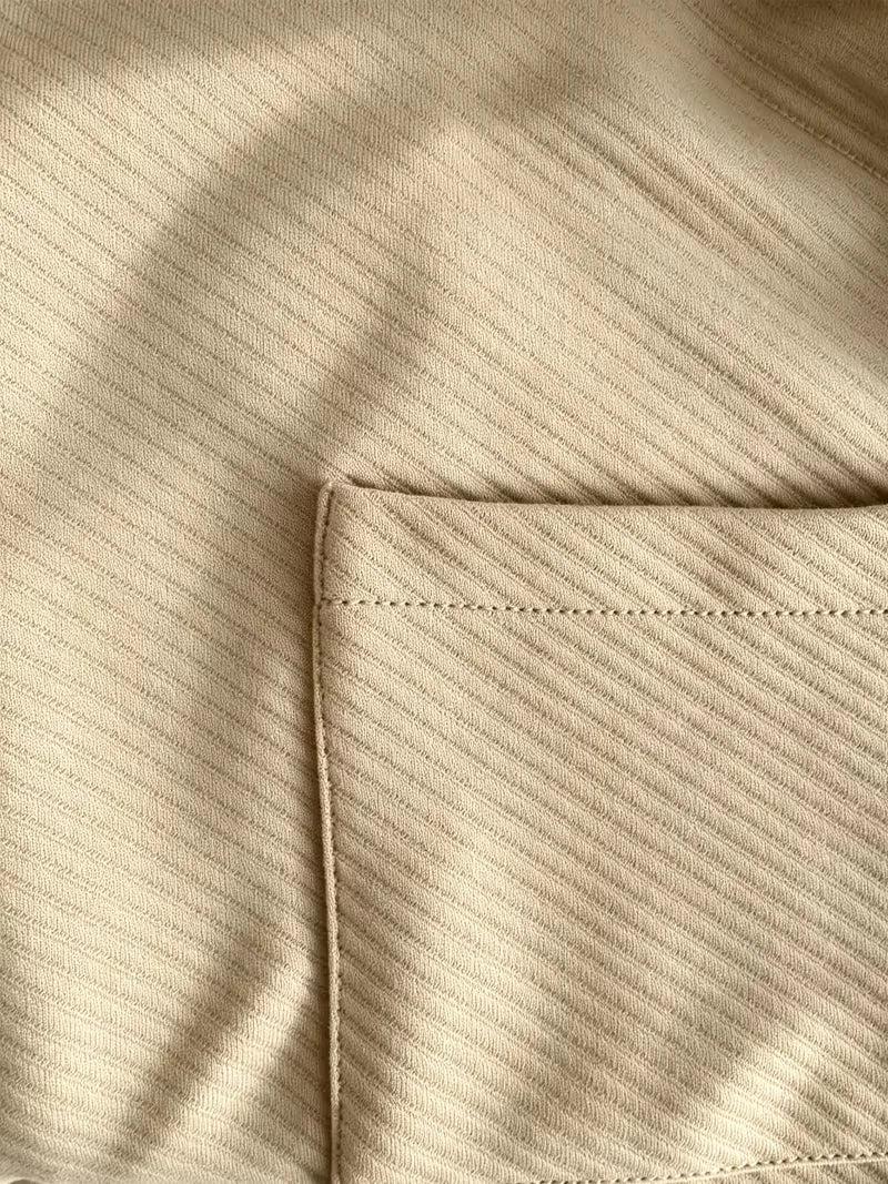 Blazer met gebreide structuur