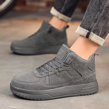 Hoge sneakers met perforated upper