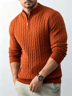 Kabeltrui met half-zip