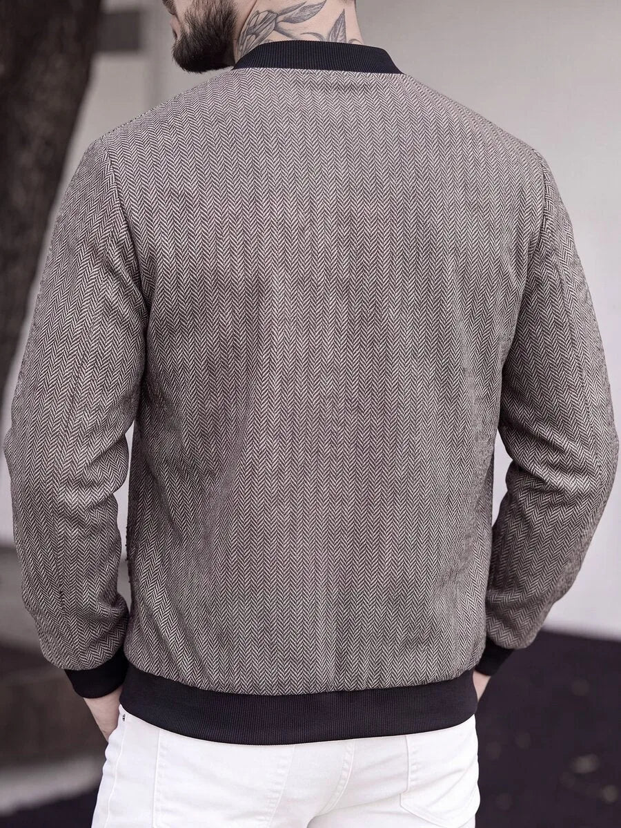 Bomberjack met camouflageprint