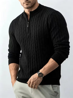 Kabeltrui met half-zip