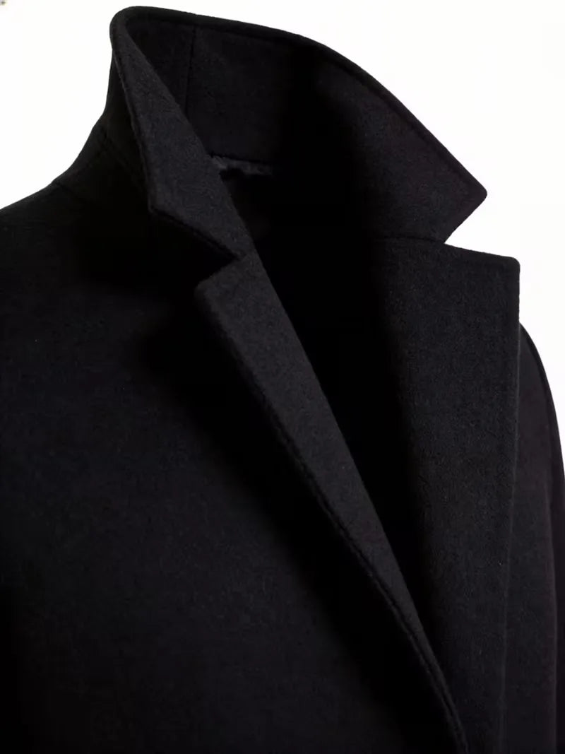 Trenchcoat met lapel collar