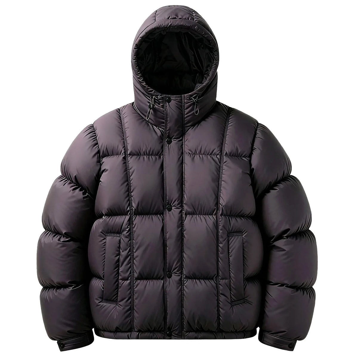 Puffer jacket met capuchon
