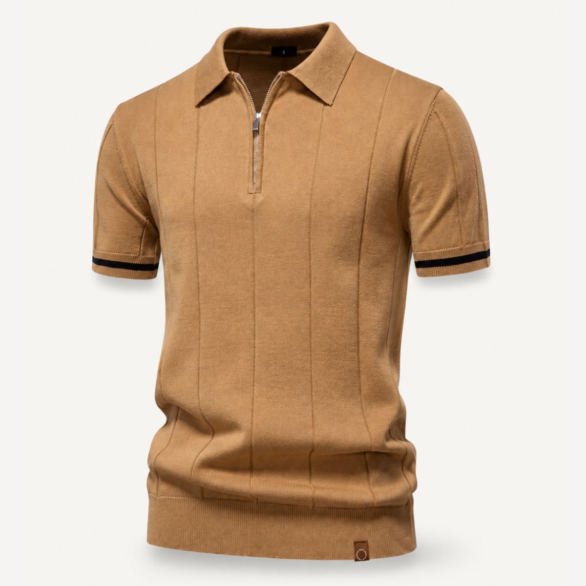 Hugo | Shirt with short zipper and classic collar
