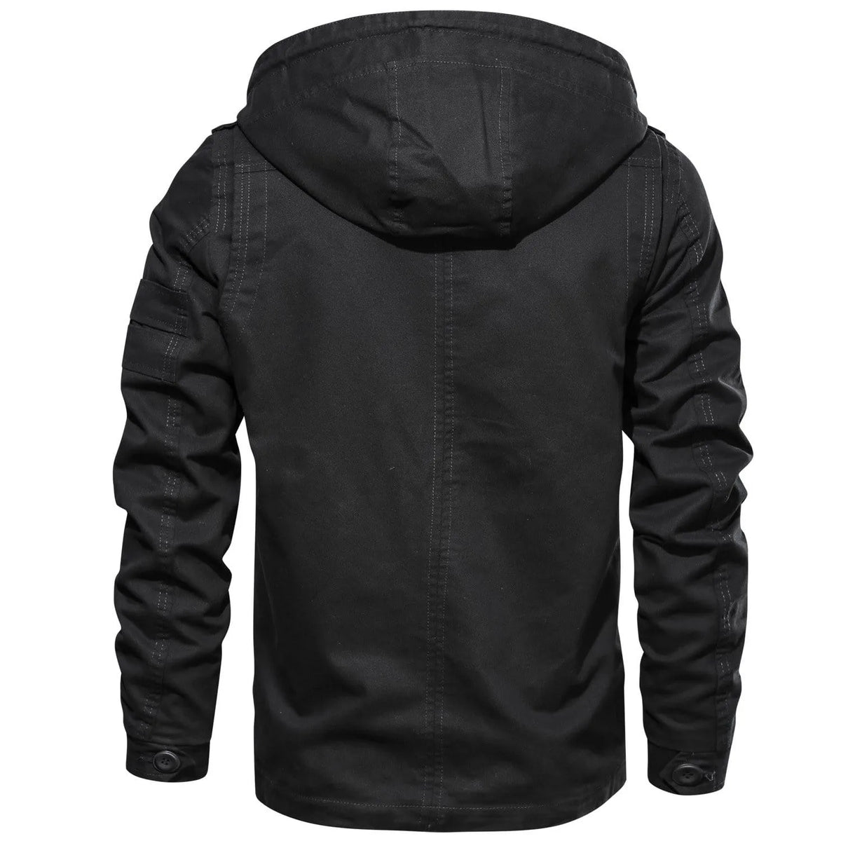 Parka met capuchon en meerdere zakken