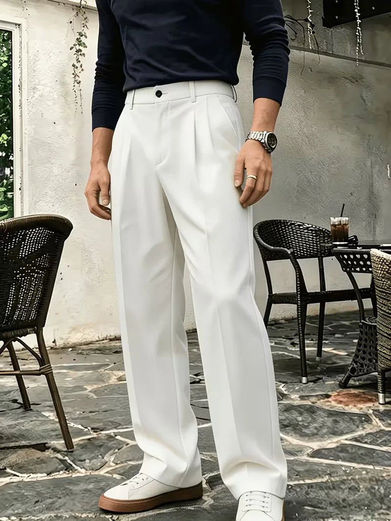 Pantalons met wijde fit