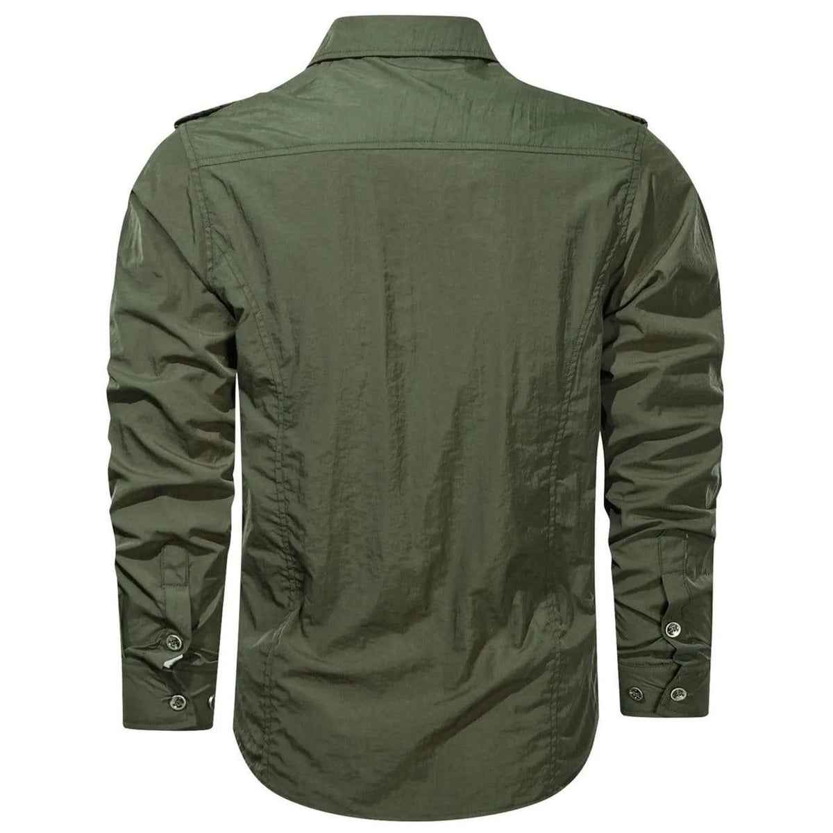 Casual overhemd met mandarin collar