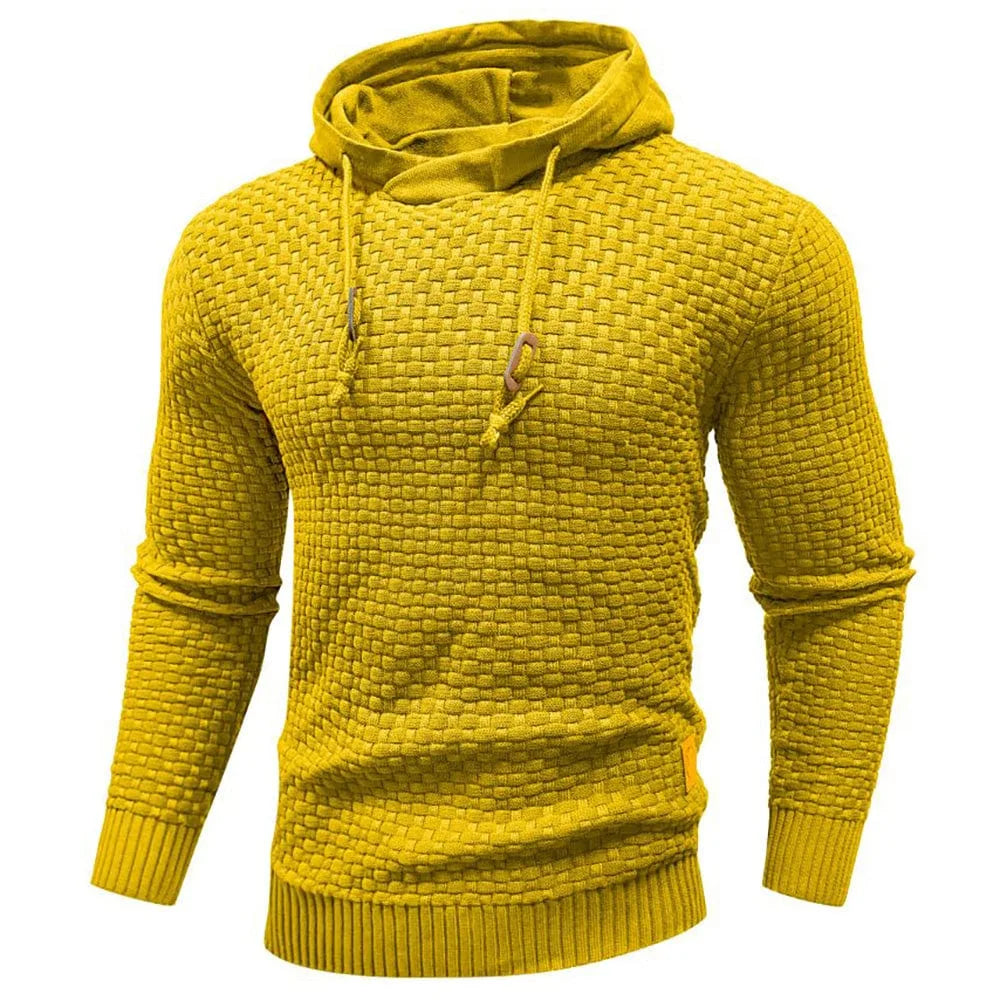 Hoodie met textuur en capuchon