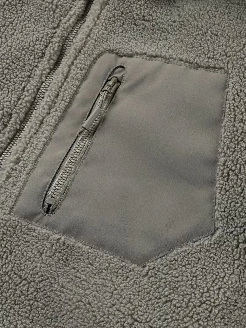 Bomberjack met fleece materiaal