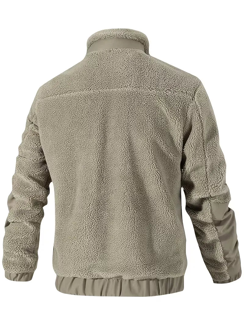 Bomberjack met fleece materiaal