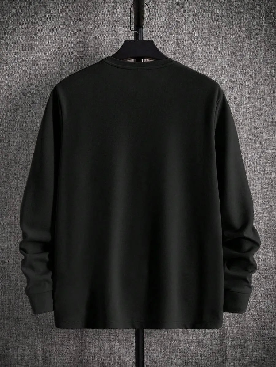 Longsleeve met text print