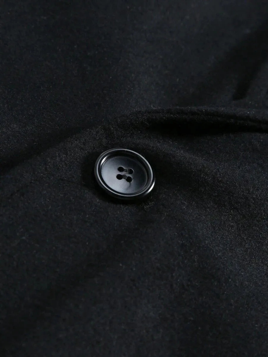 Trenchcoat met lapel collar