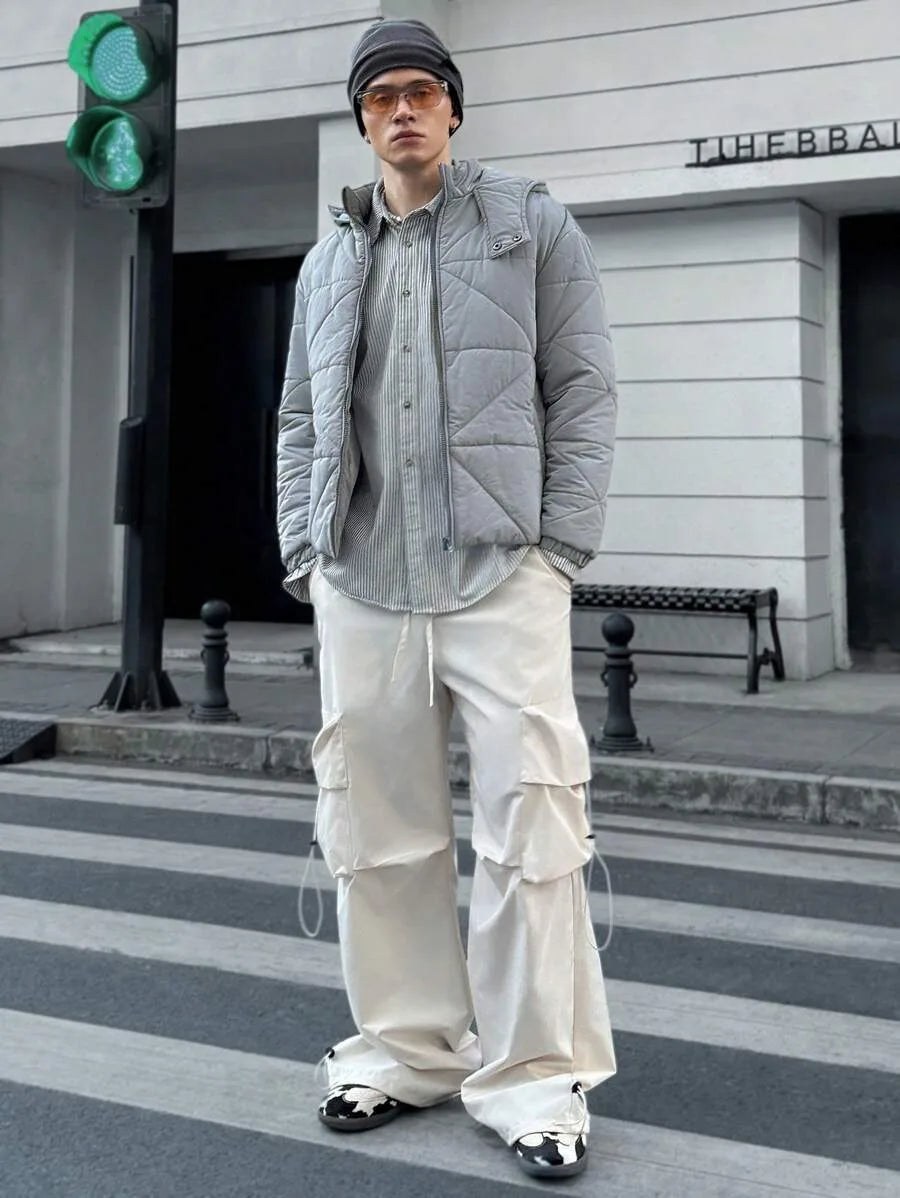 Puffer jacket met capuchon