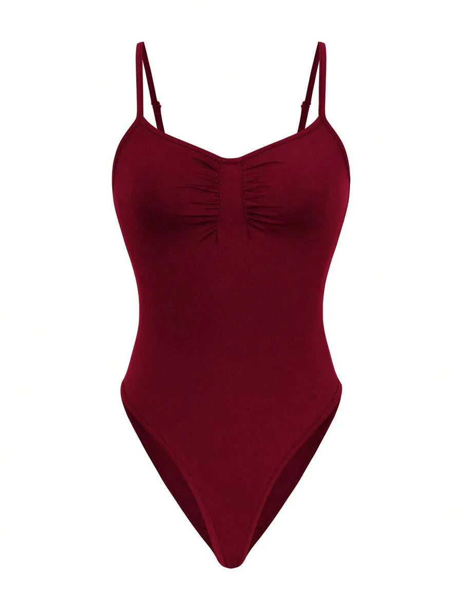 Bodysuit met spaghetti straps