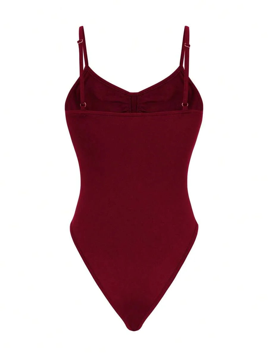 Bodysuit met spaghetti straps