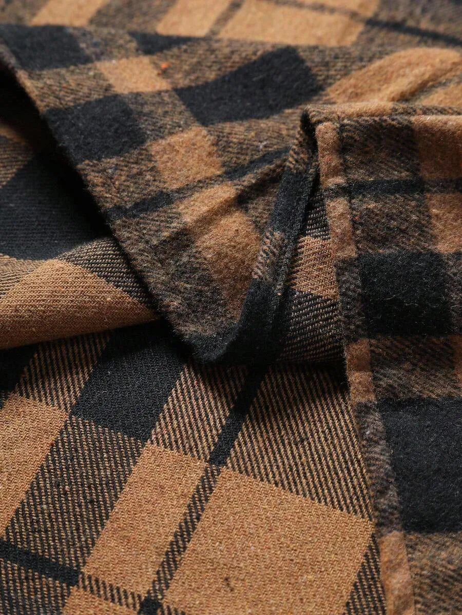 Overshirt met plaid patroon