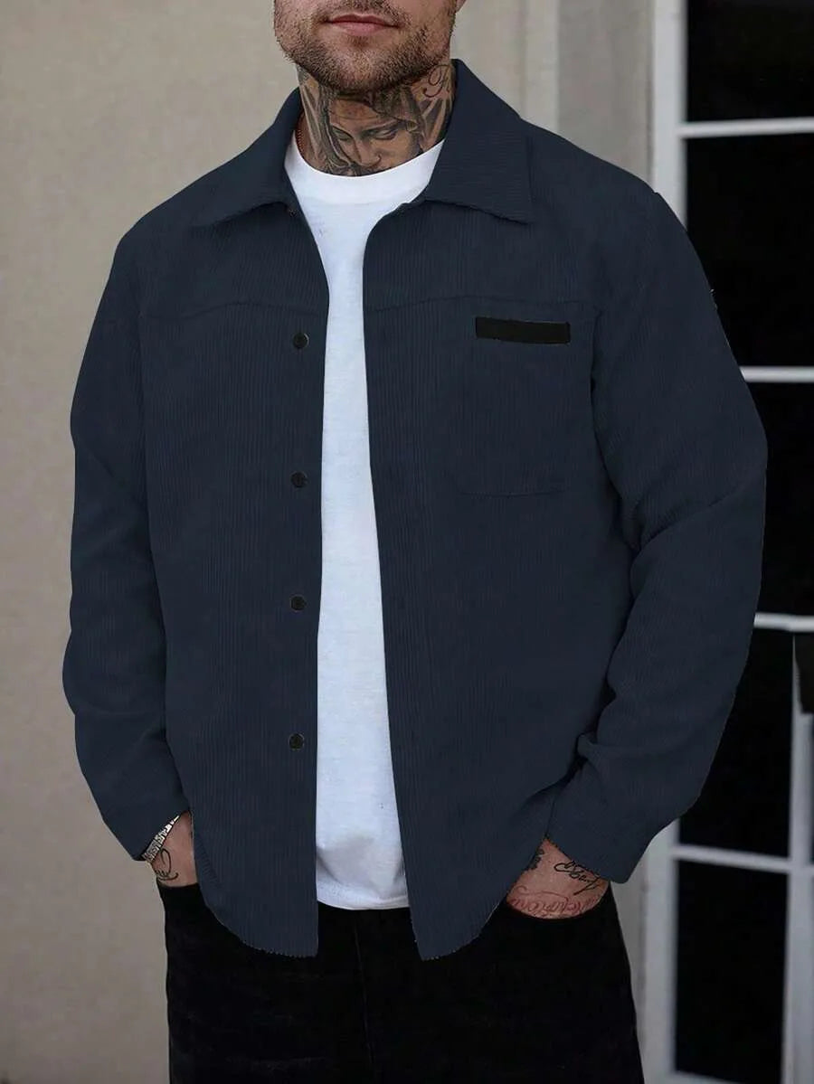 Overshirt met borstzak