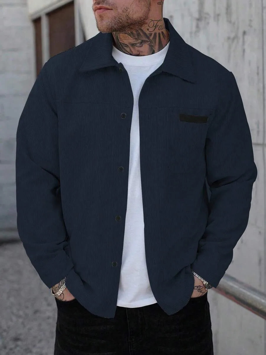 Overshirt met borstzak