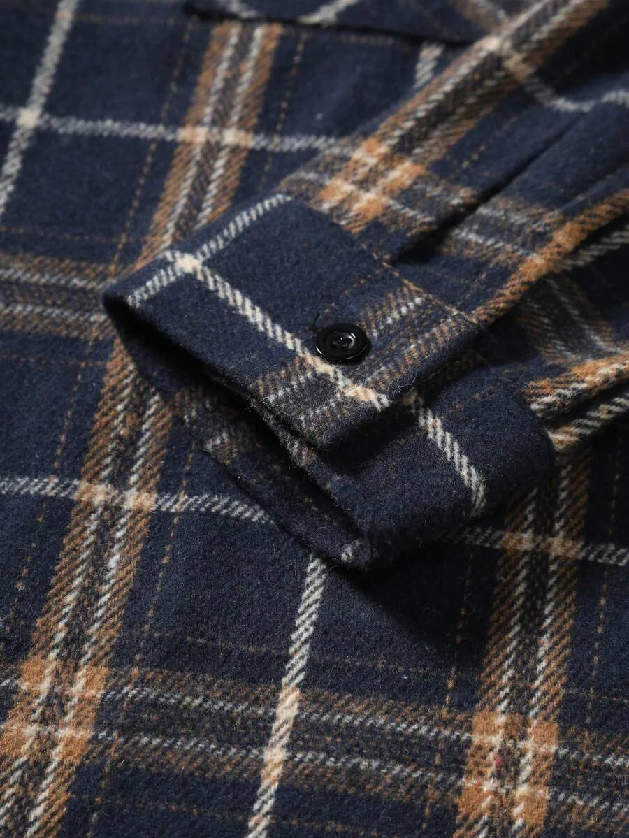 Overshirt met plaid patroon