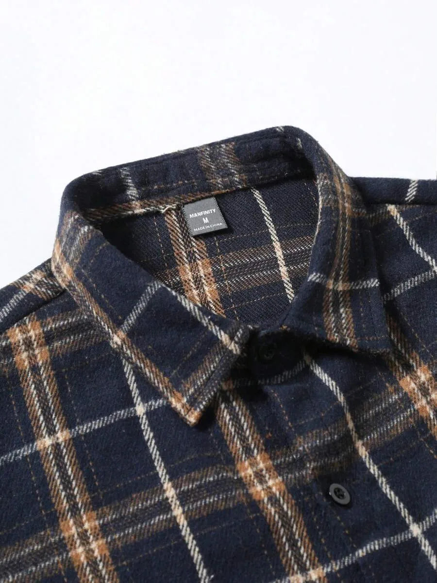 Overshirt met plaid patroon