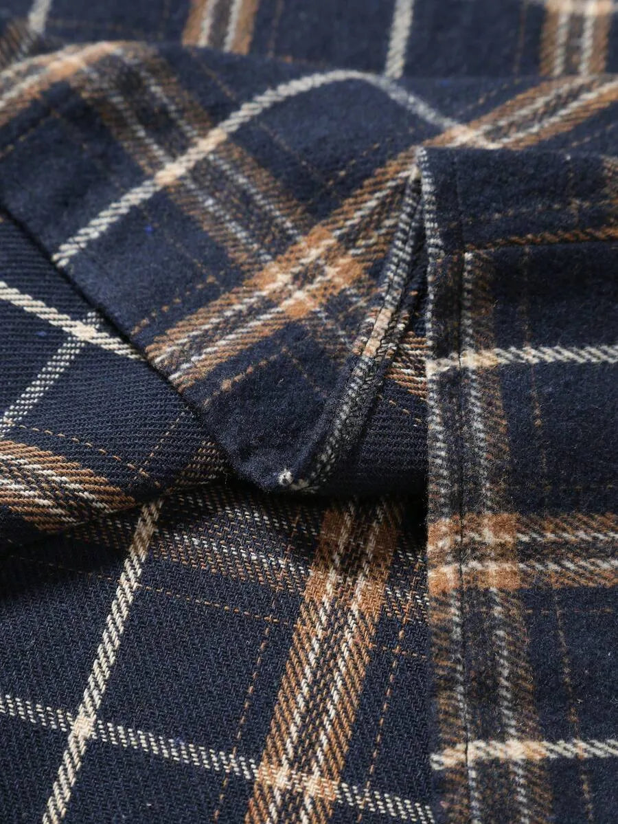 Overshirt met plaid patroon
