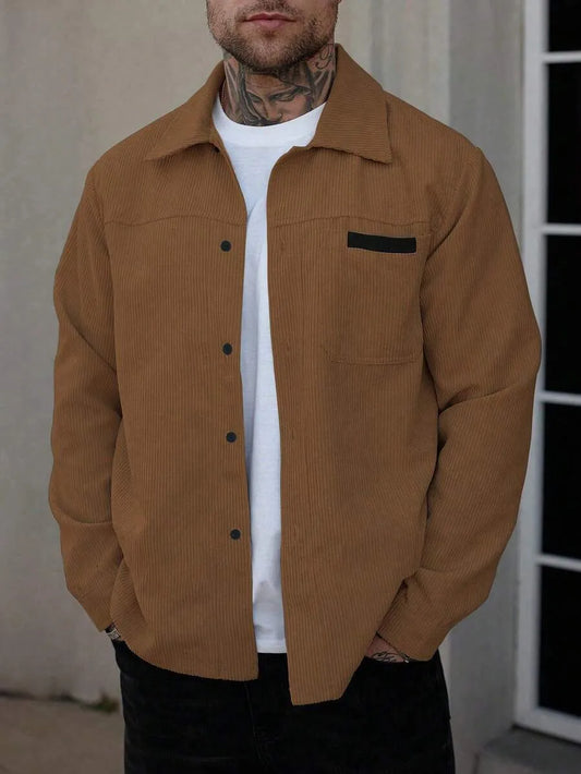 Overshirt met borstzak
