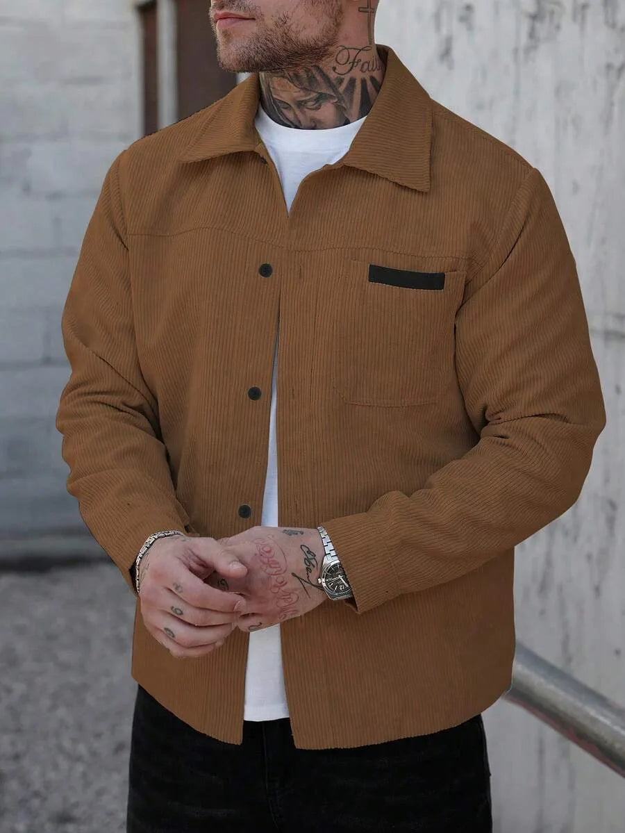 Overshirt met borstzak