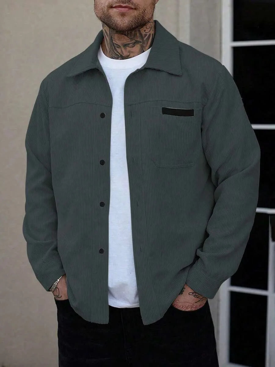 Overshirt met borstzak
