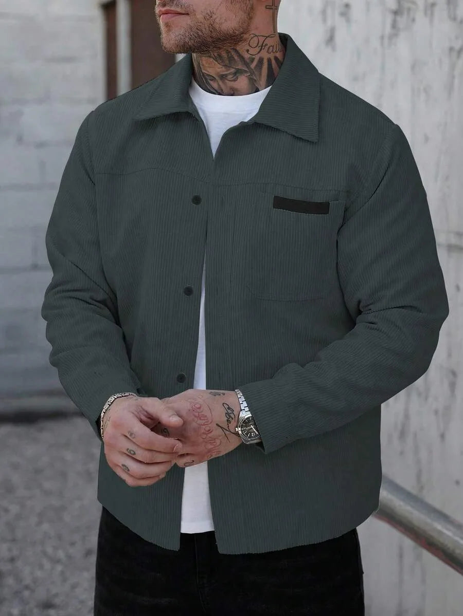 Overshirt met borstzak