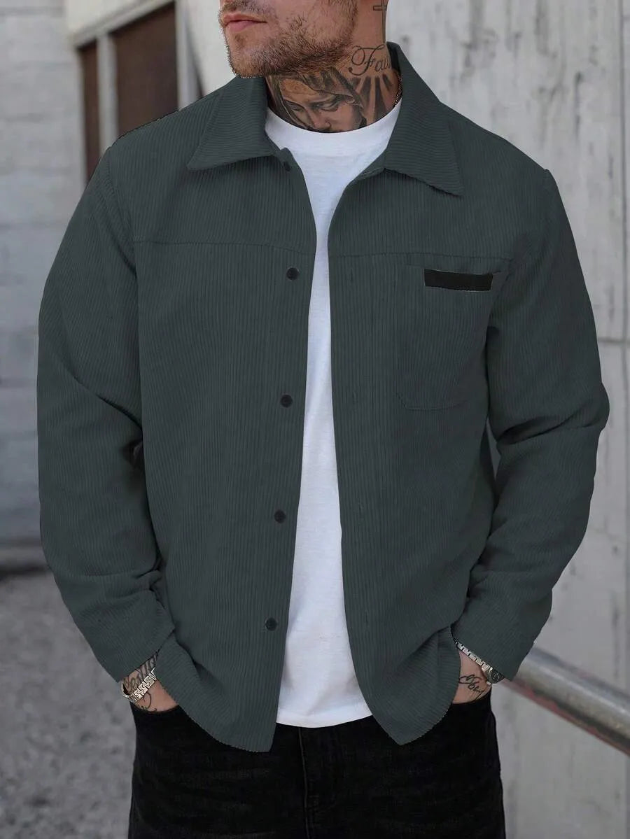 Overshirt met borstzak