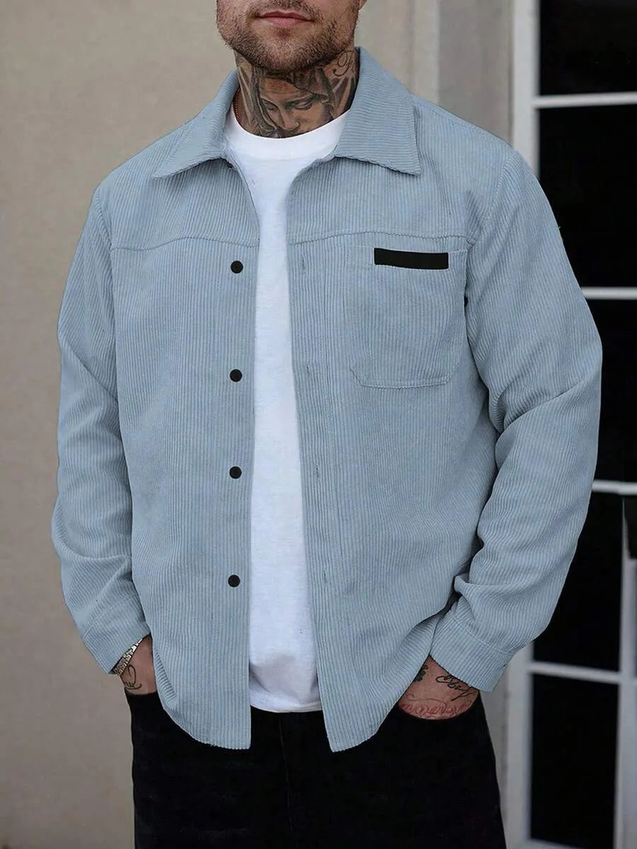 Overshirt met borstzak