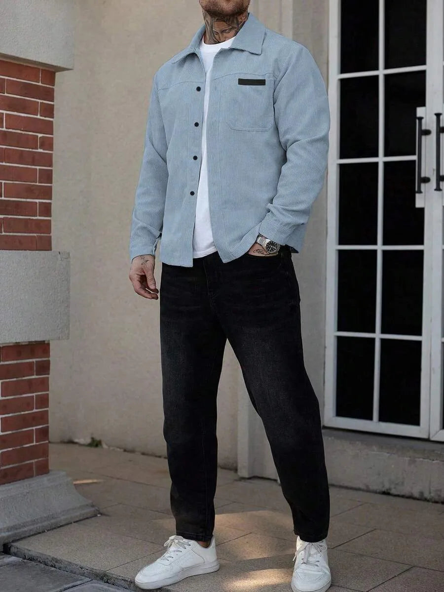 Overshirt met borstzak