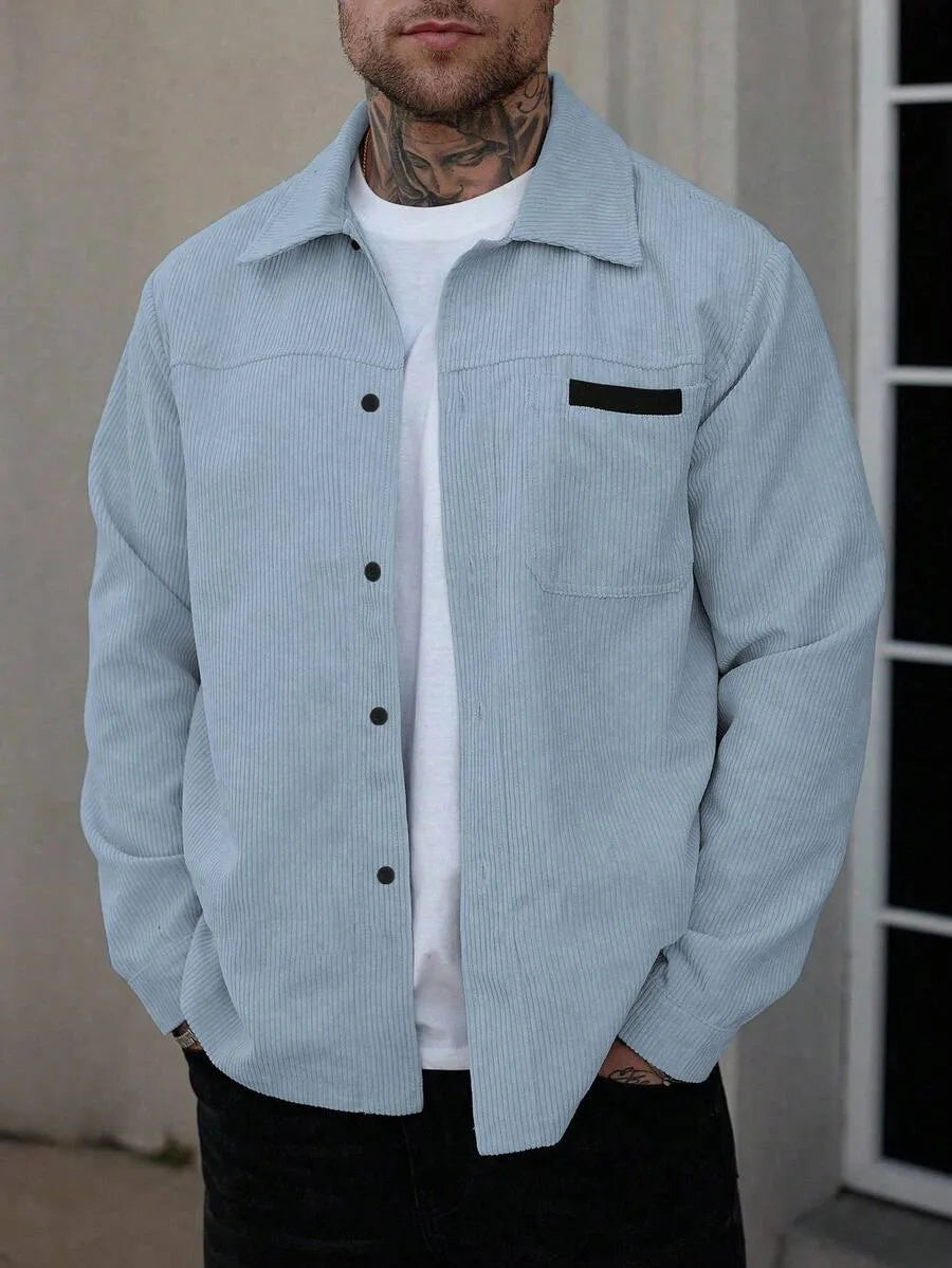 Overshirt met borstzak