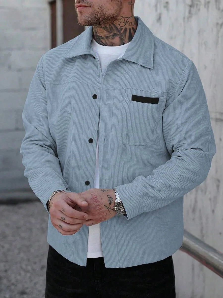 Overshirt met borstzak