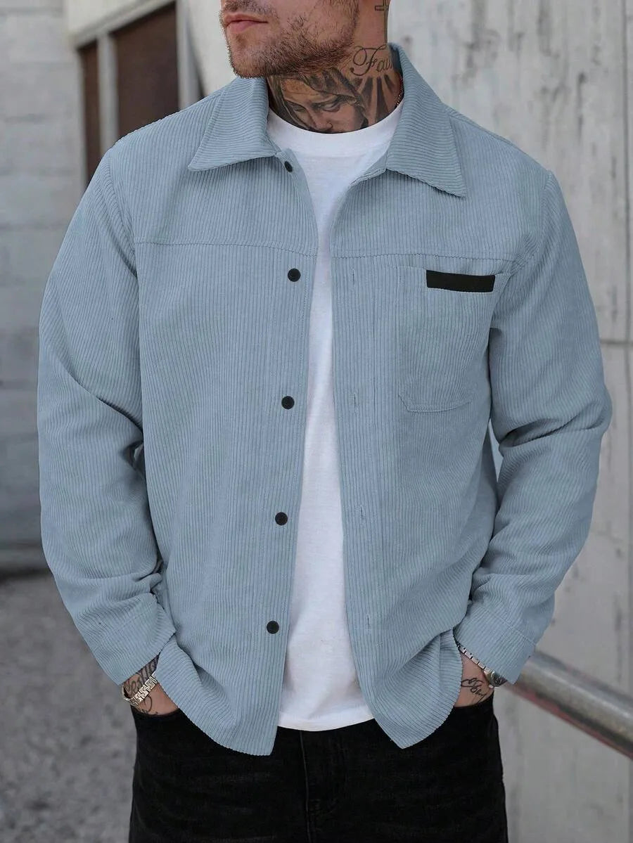 Overshirt met borstzak