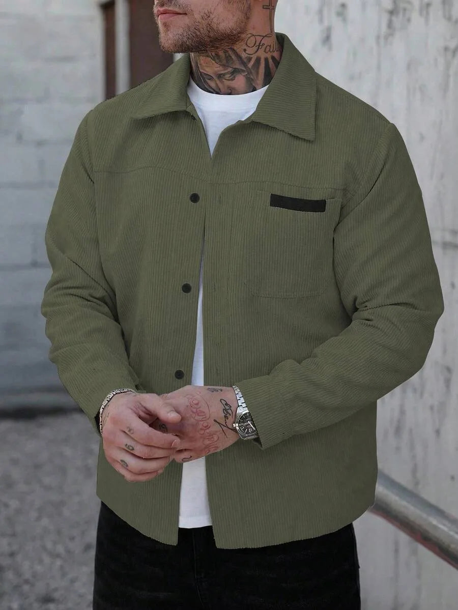 Overshirt met borstzak