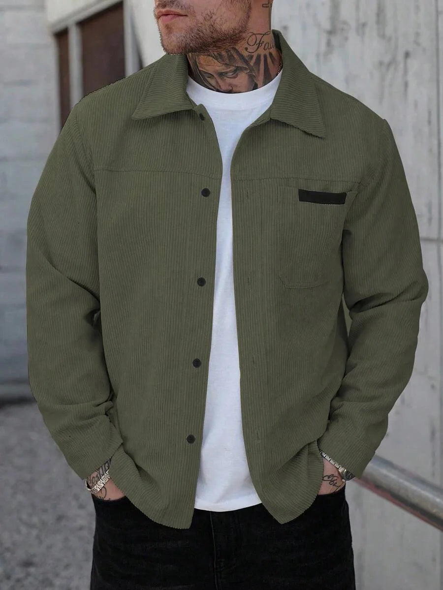 Overshirt met borstzak