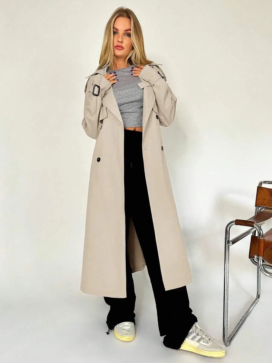 Trench coat met ceintuur