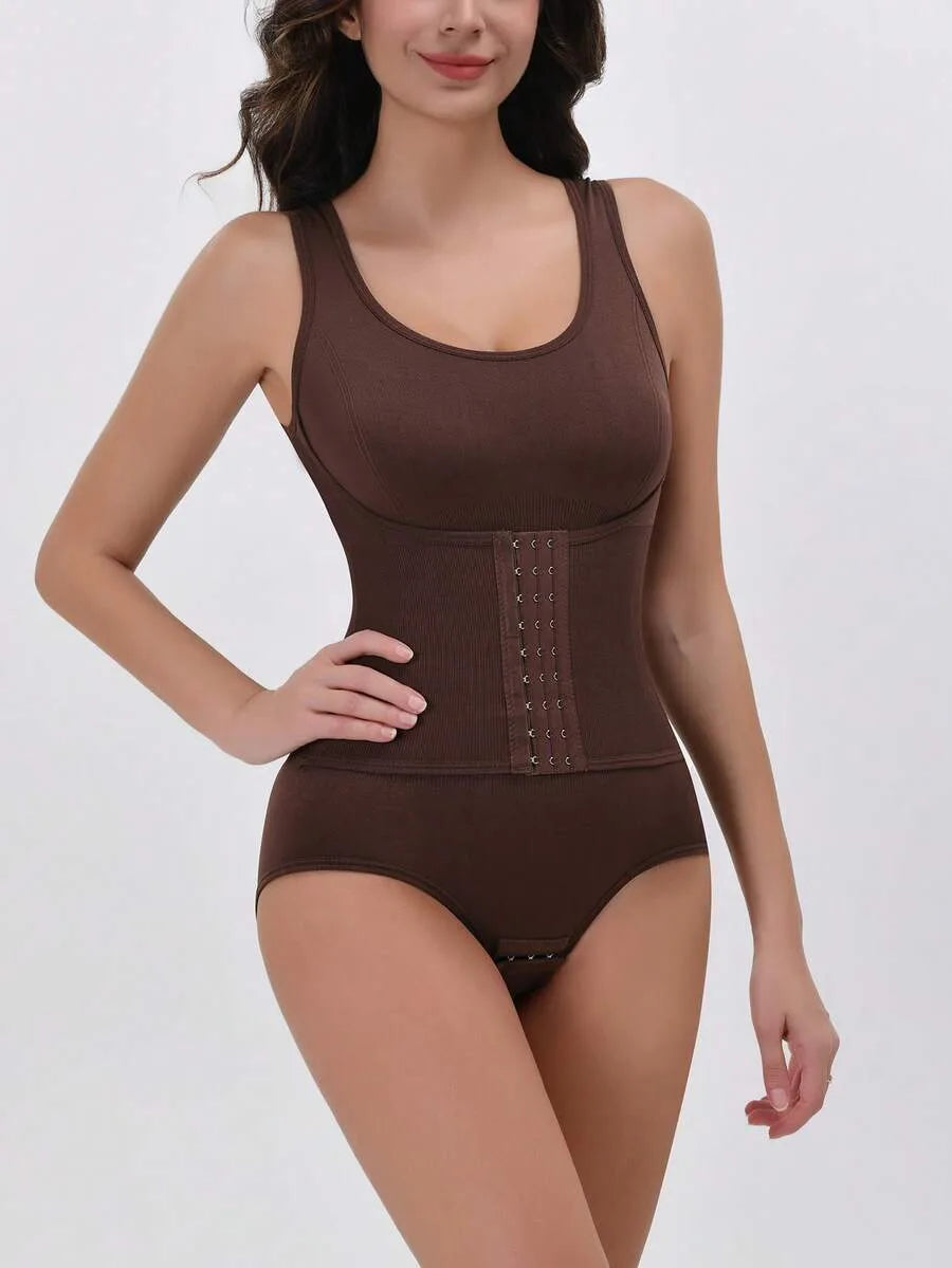 Shapewear jumpsuit met verstelbare taille