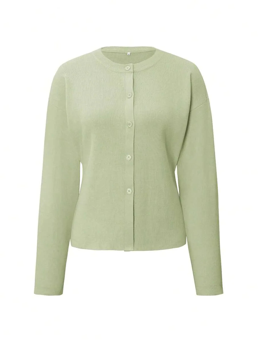 Cardigan met knopen en lange mouwen