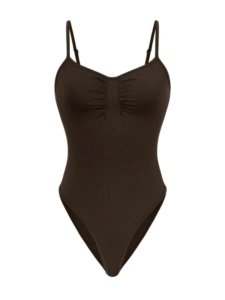 Bodysuit met spaghetti straps
