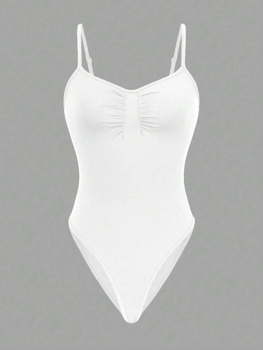 Bodysuit met spaghetti straps