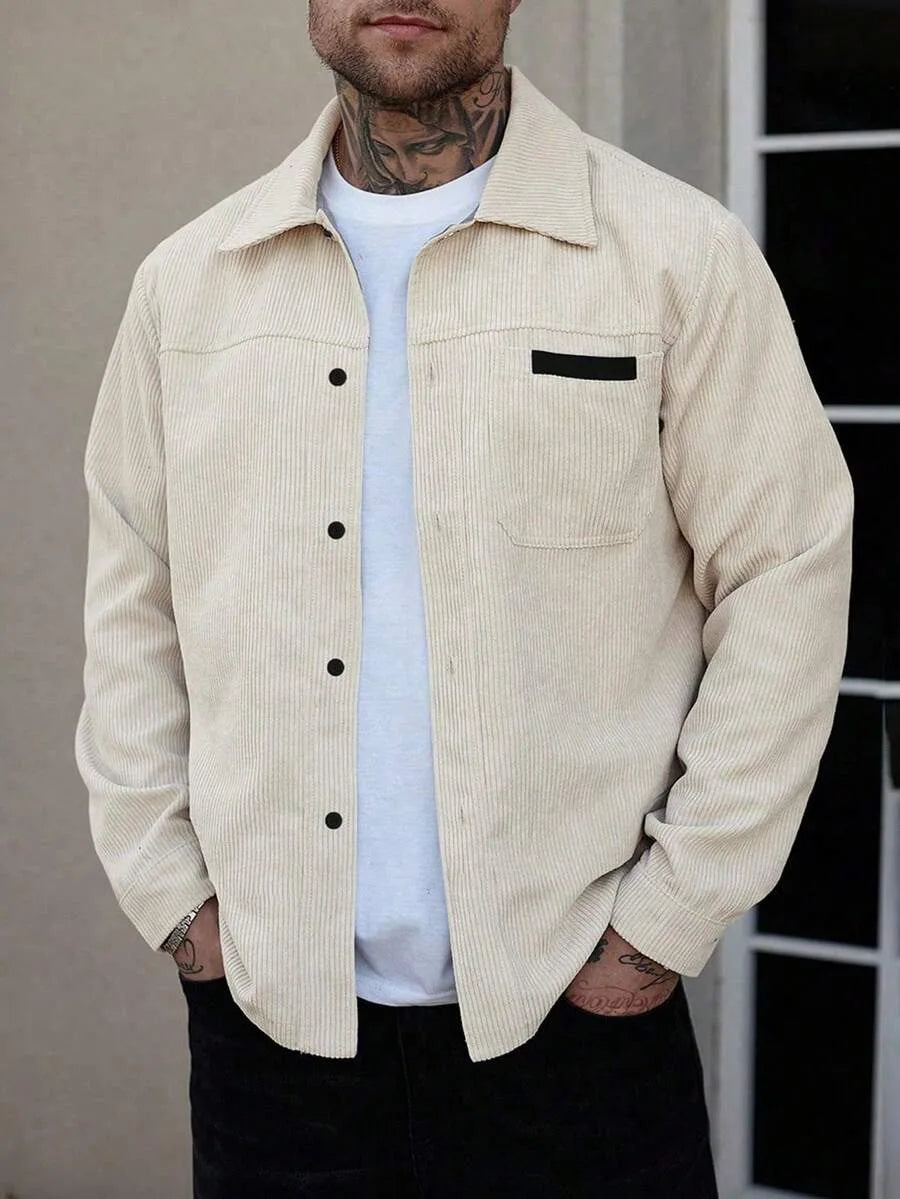 Overshirt met borstzak