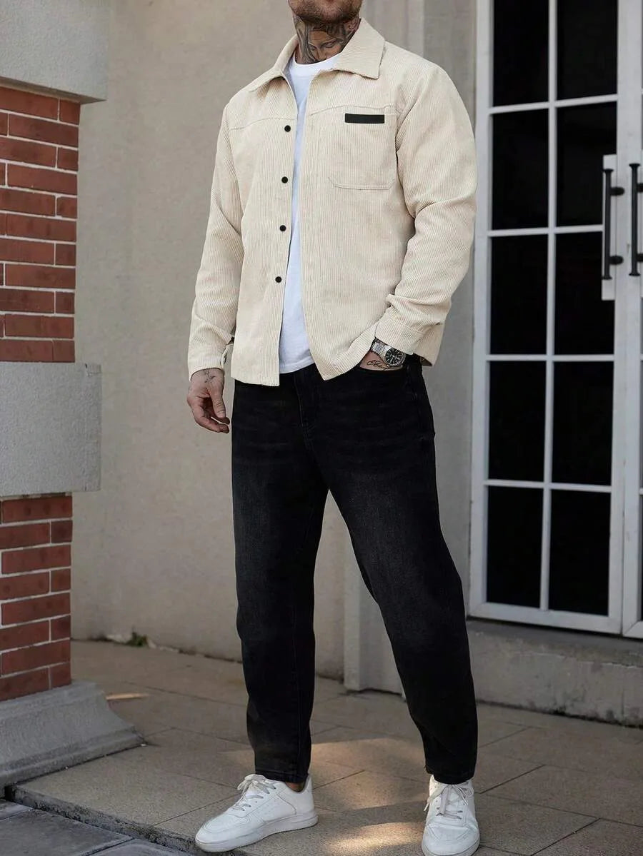 Overshirt met borstzak